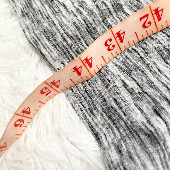 Women Sunny Girl Crew Neck Wrap Midi Dress in Heathered Gray Size 2X - Picture 5 of 9